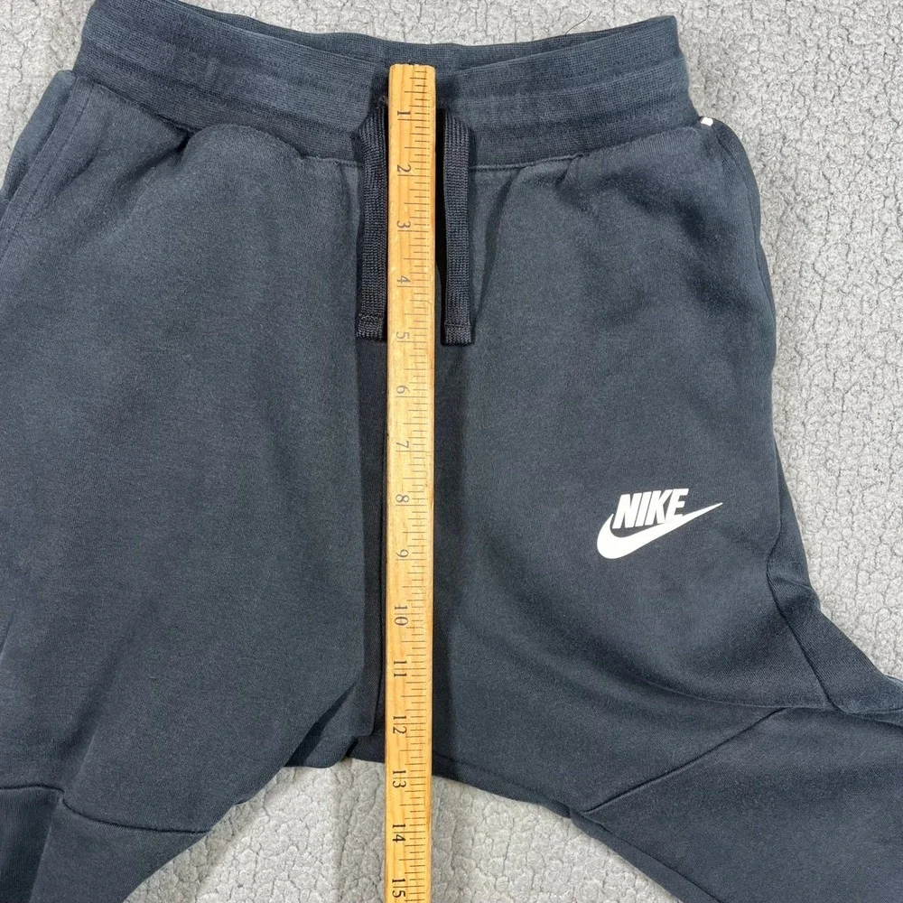 Nike Kids Sportswear Tech Fleece Cropped‎ Jogger Pants Black AQ9677-010 Medium